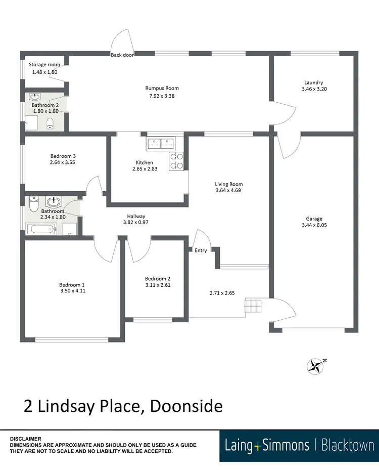 Floorplan of Homely house listing, 2 Lindsay Place, Doonside NSW 2767