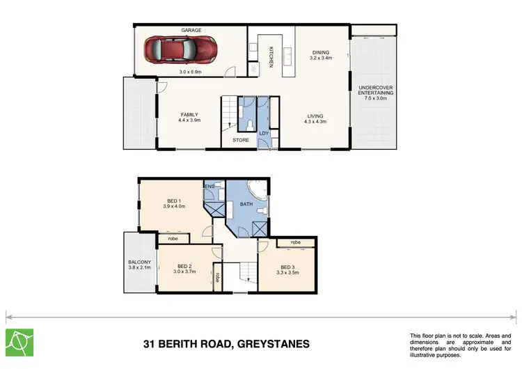 Floorplan of Homely semi-detached listing, 31 Berith Road, Greystanes NSW 2145
