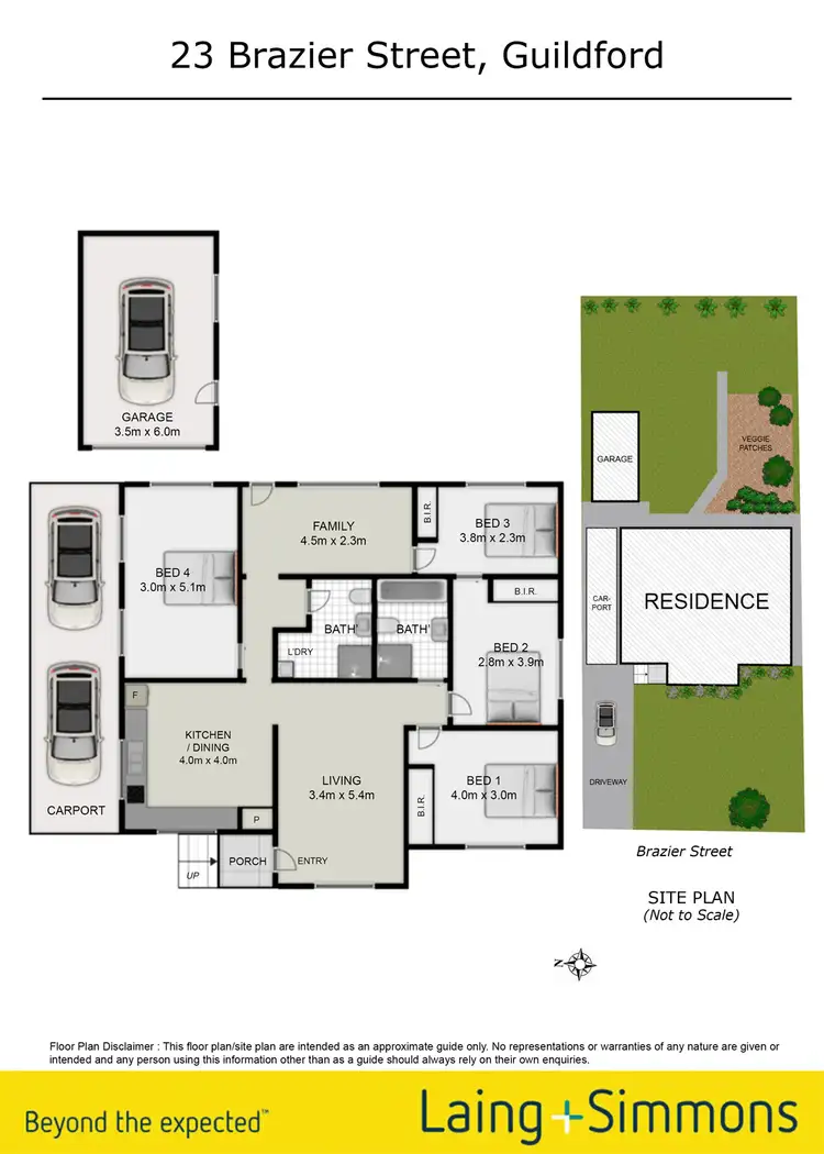 Floorplan of Homely house listing, 23 Brazier Street, Guildford NSW 2161