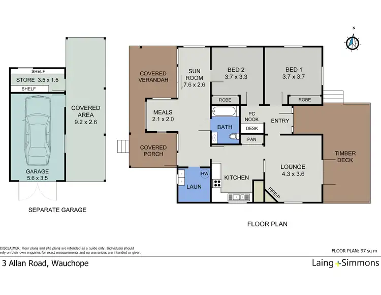 Floorplan of Homely house listing, 3 Allan Road, Wauchope NSW 2446