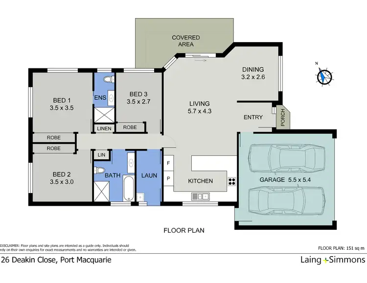 Floorplan of Homely house listing, 26 Deakin Close, Port Macquarie NSW 2444