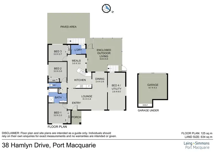 Floorplan of Homely house listing, 38 Hamlyn Drive, Port Macquarie NSW 2444