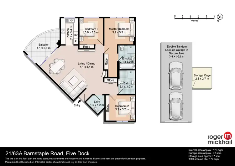 Floorplan of Homely apartment listing, 21/63A Barnstaple Road, Five Dock NSW 2046