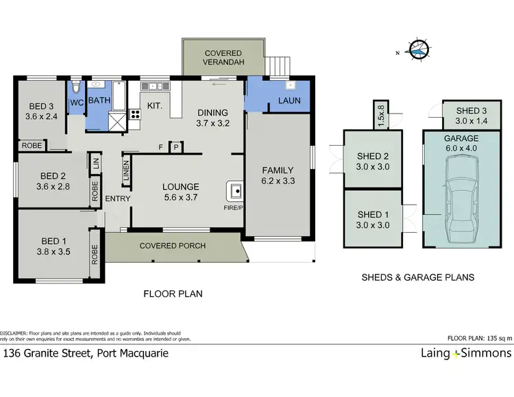 Floorplan of Homely house listing, 136 Granite Street, Port Macquarie NSW 2444
