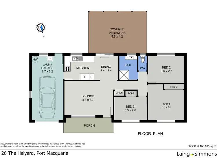Floorplan of Homely house listing, 26 The Halyard, Port Macquarie NSW 2444