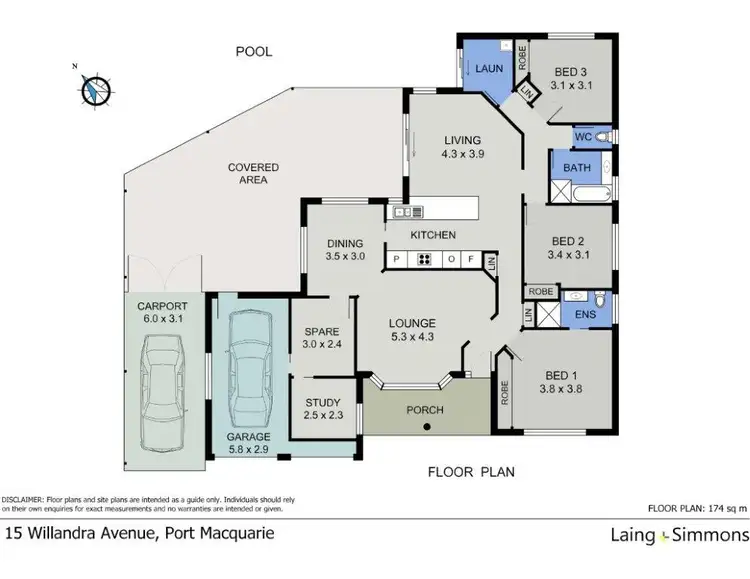 Floorplan of Homely house listing, 15 Willandra Avenue, Port Macquarie NSW 2444
