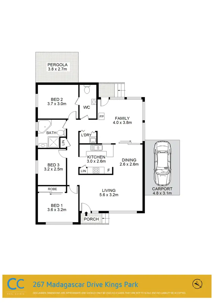 Floorplan of Homely house listing, 267 Madagascar Drive, Kings Park NSW 2148