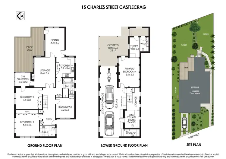 Floorplan of Homely house listing, 15 Charles Street, Castlecrag NSW 2068