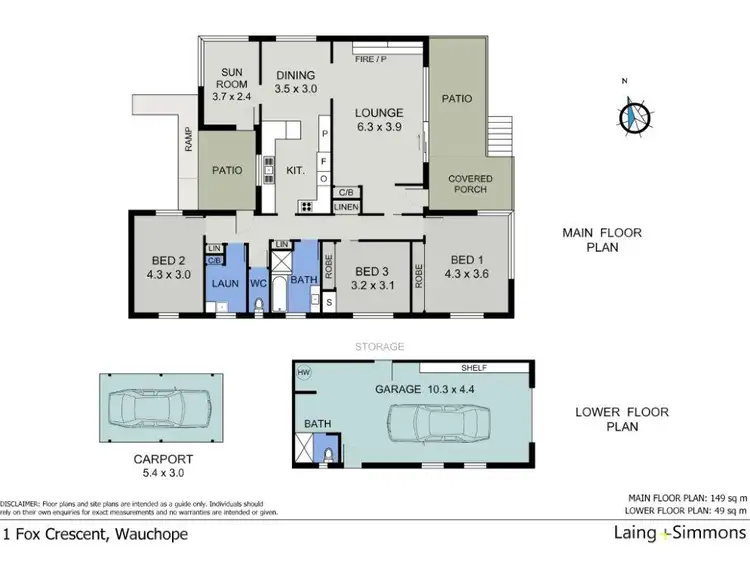 Floorplan of Homely house listing, 1 Fox Crescent, Wauchope NSW 2446