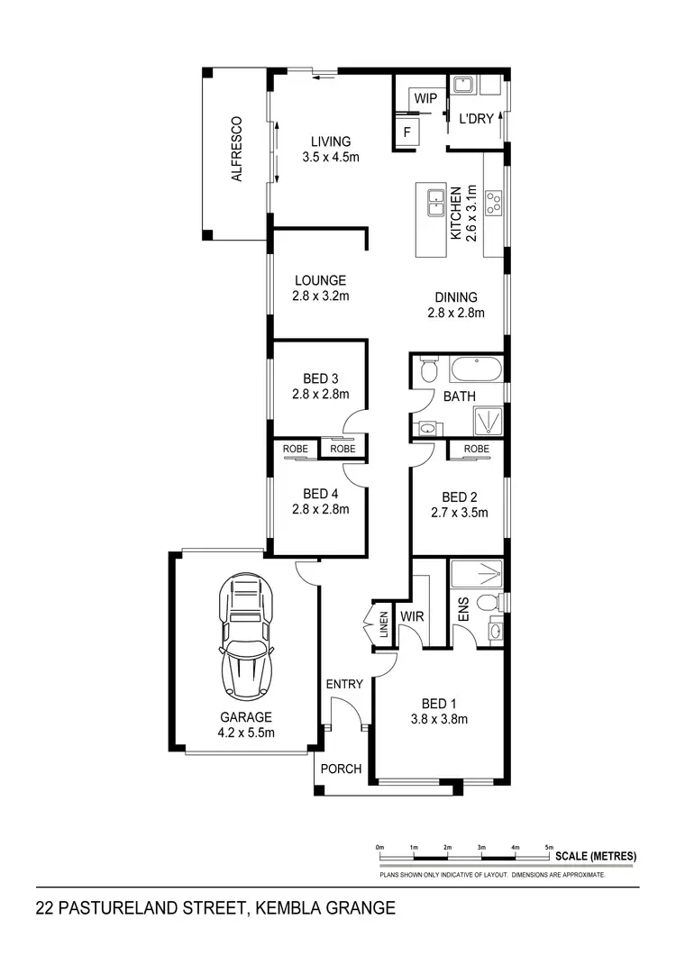 Floorplan of Homely house listing, 22 Pastureland Street, Kembla Grange NSW 2526