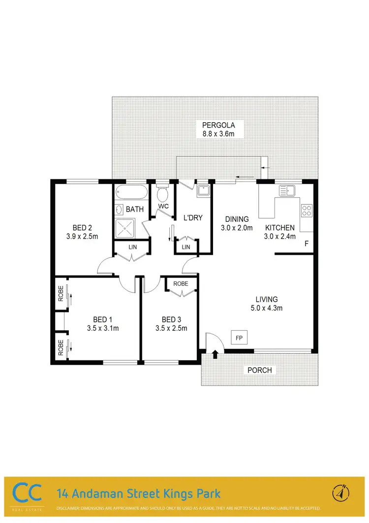 Floorplan of Homely house listing, 14 Andaman Street, Kings Park NSW 2148
