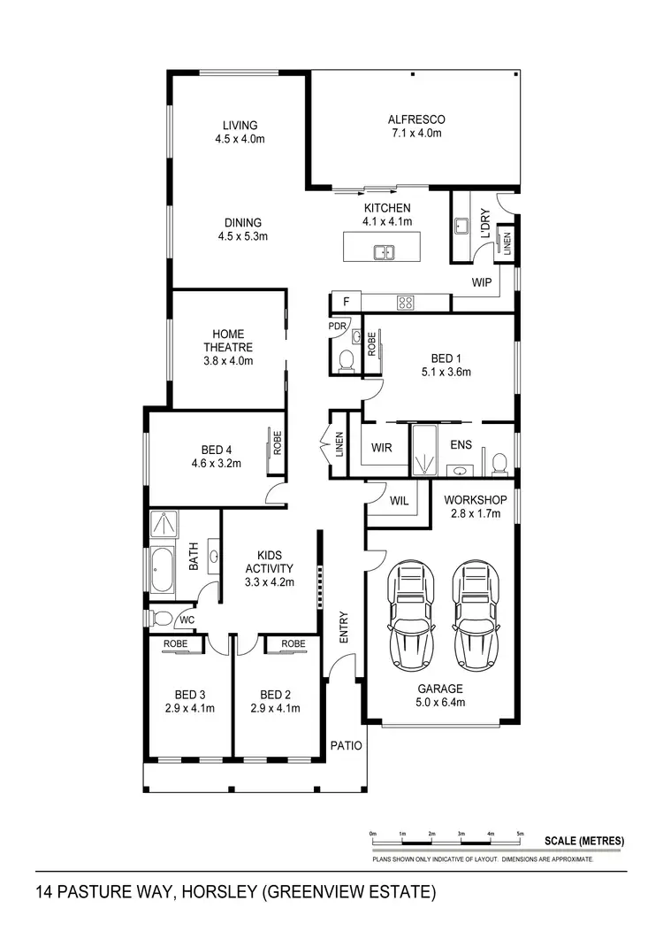 Floorplan of Homely house listing, 14 Pasture Way, Horsley NSW 2530