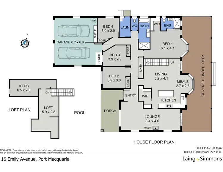 Floorplan of Homely house listing, 16 Emily Avenue, Port Macquarie NSW 2444