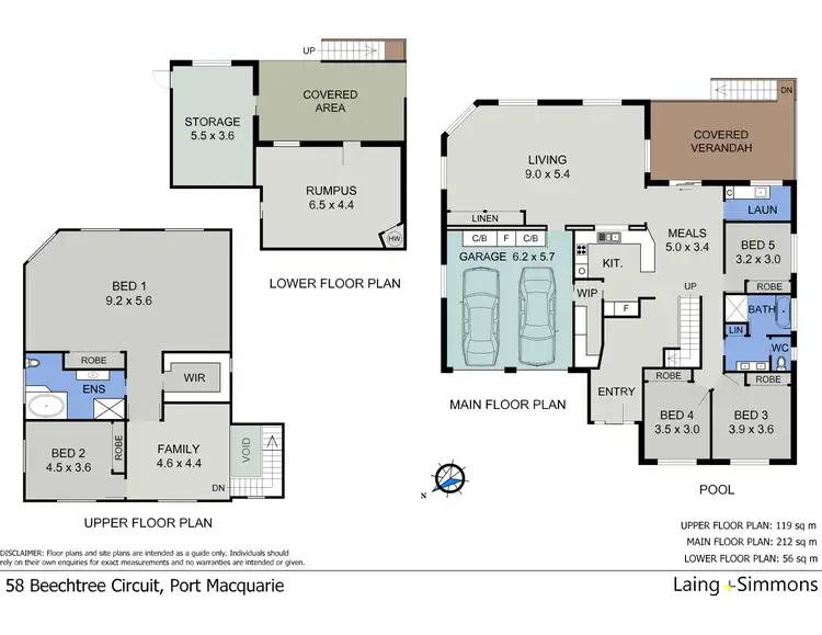 Floorplan of Homely house listing, 58 Beechtree Circuit, Port Macquarie NSW 2444