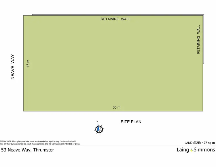 Floorplan of Homely land listing, 53 Neave Way, Thrumster NSW 2444