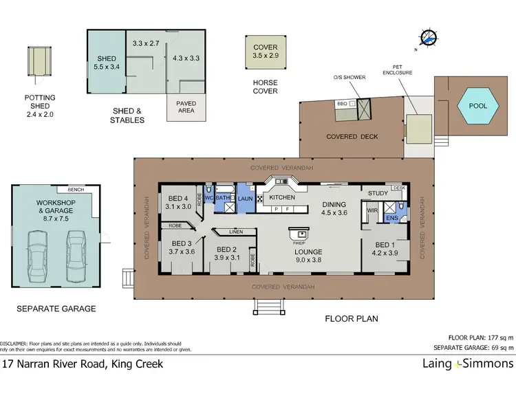 Floorplan of Homely house listing, 17 Narran River Road, King Creek NSW 2446