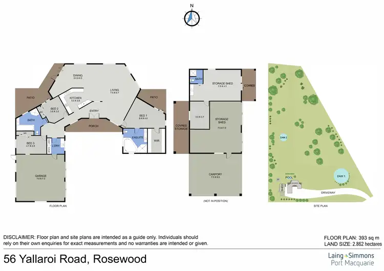 Floorplan of Homely house listing, 56 Yallaroi Road, Rosewood NSW 2446