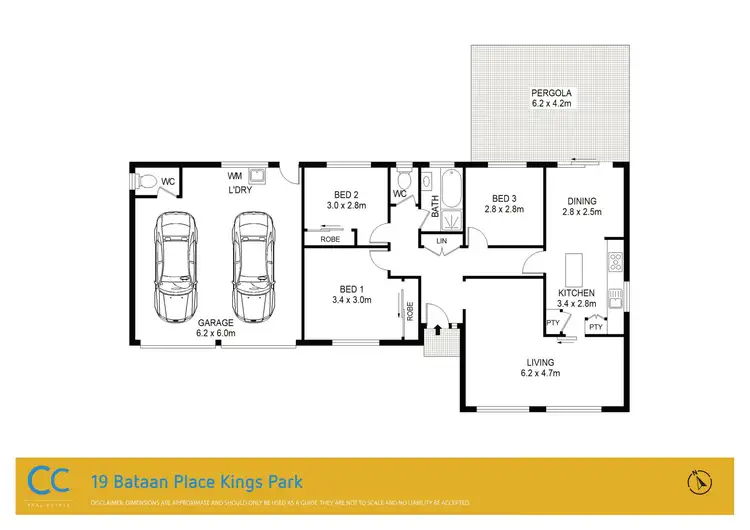 Floorplan of Homely house listing, 19 Bataan Place, Kings Park NSW 2148