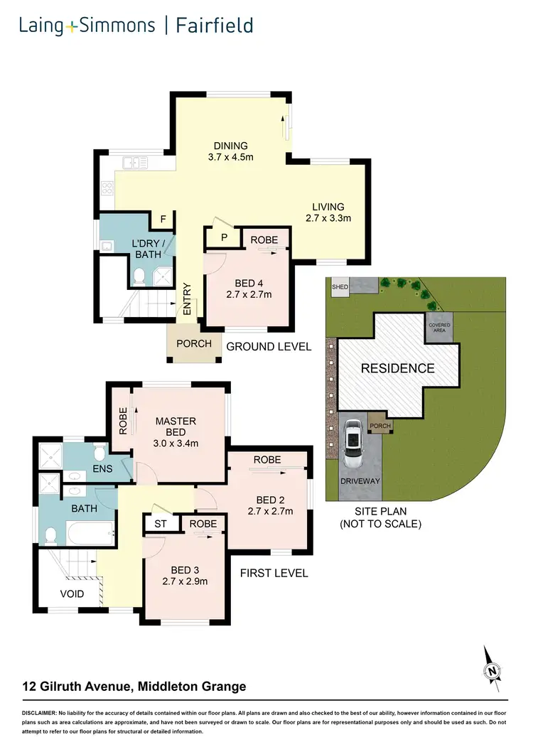 Floorplan of Homely house listing, 12 Gilruth Ave, Middleton Grange NSW 2171