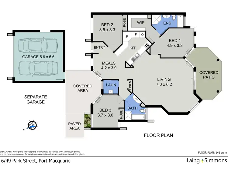 Floorplan of Homely unit listing, 6/49 Park Street, Port Macquarie NSW 2444