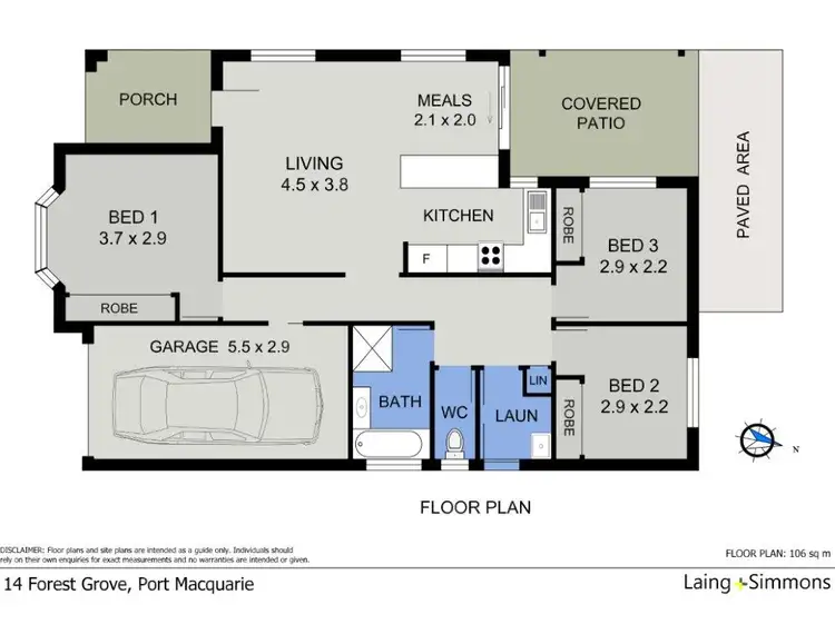 Floorplan of Homely house listing, 14 Forest Grove, Port Macquarie NSW 2444