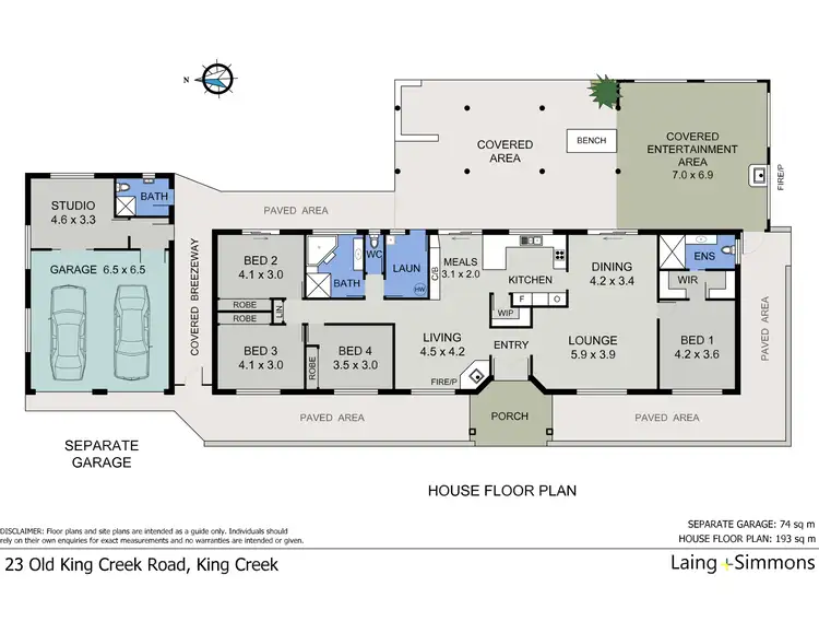 Floorplan of Homely house listing, 23 Old King Creek Road, King Creek NSW 2446