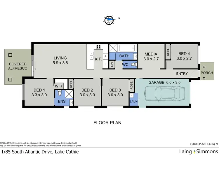 Floorplan of Homely house listing, 1/85 South Atlantic Drive, Lake Cathie NSW 2445
