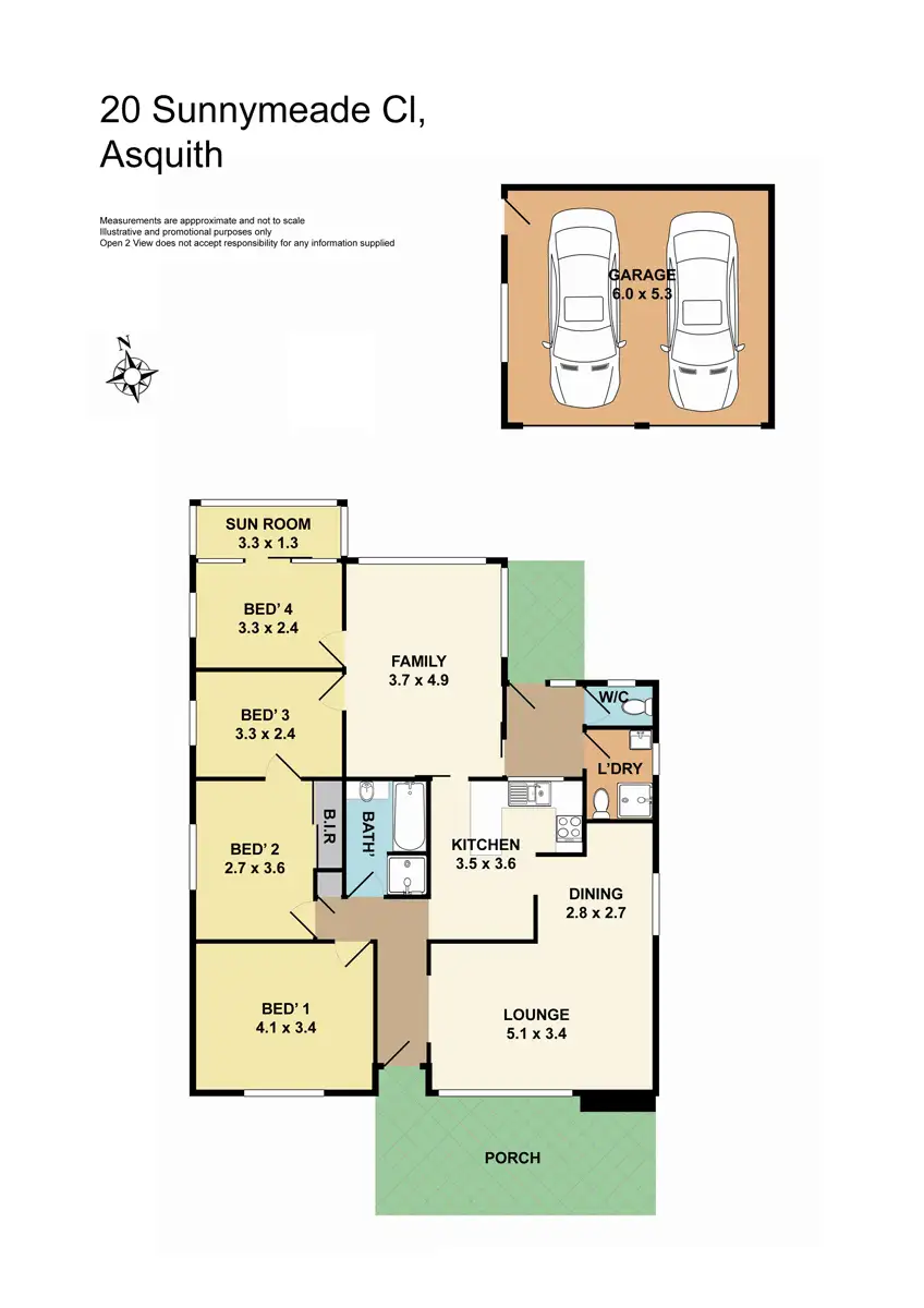 Floorplan of Homely house listing, 20 Sunnymeade Close, Asquith NSW 2077