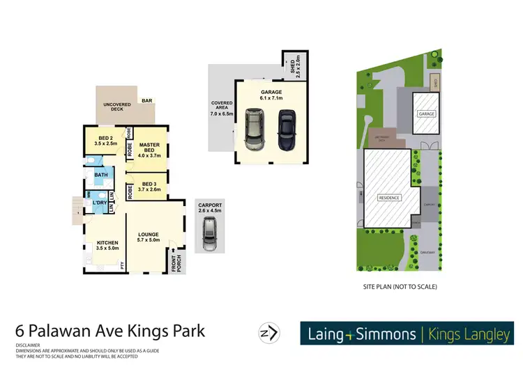 Floorplan of Homely house listing, 6 Palawan Avenue, Kings Park NSW 2148