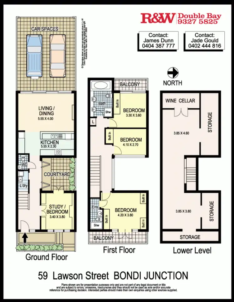 Floorplan of Homely house listing, 59 Lawson Street, Bondi Junction NSW 2022