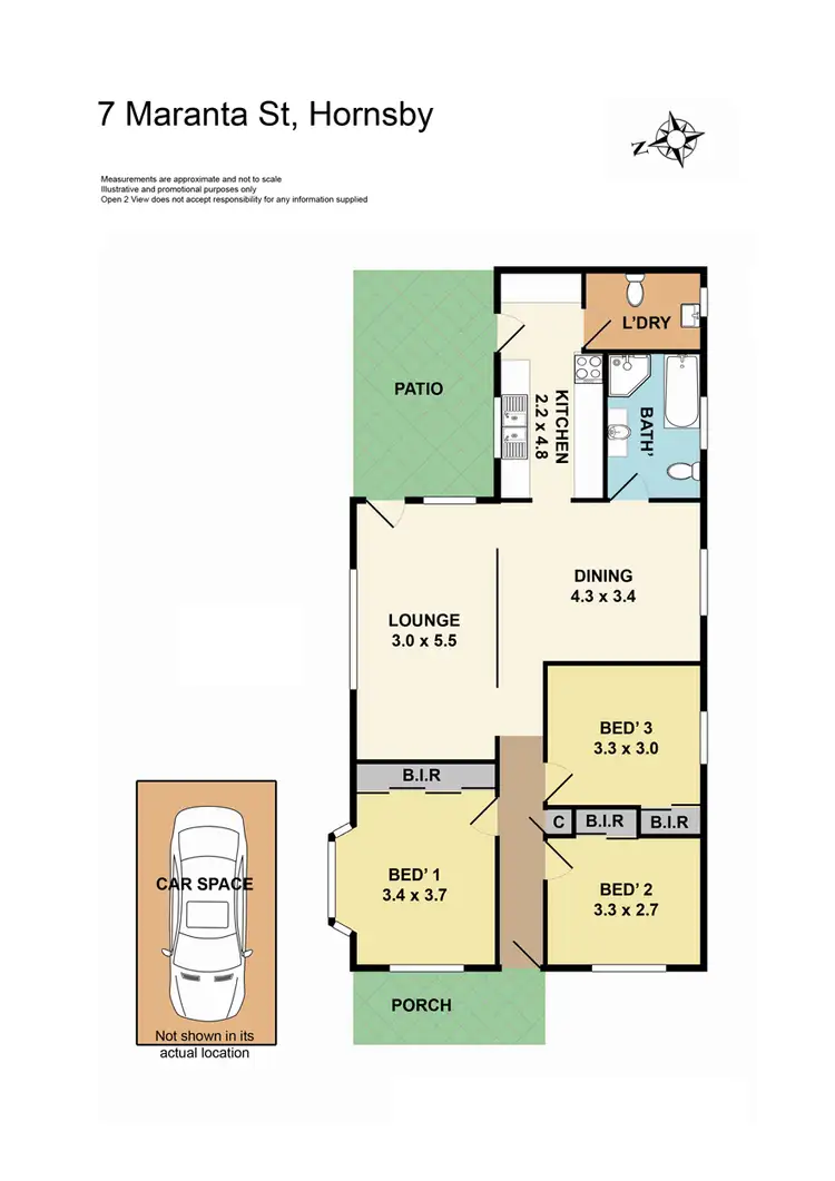 Floorplan of Homely house listing, 7 Maranta Street, Hornsby NSW 2077