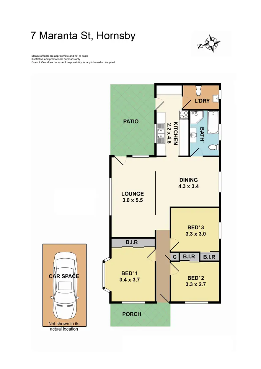 Floorplan of Homely house listing, 7 Maranta Street, Hornsby NSW 2077
