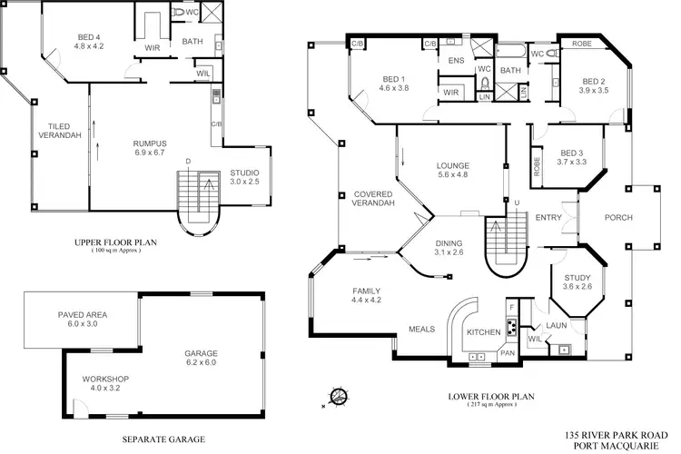 Floorplan of Homely house listing, 135 River Park Road, Port Macquarie NSW 2444