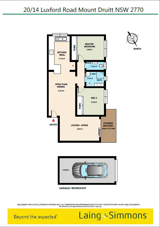 Floorplan of Homely unit listing, 20/14 Luxford Rd, Mount Druitt NSW 2770