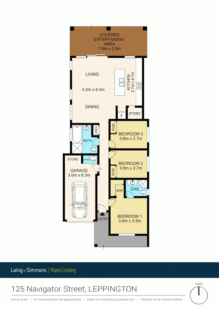 Floorplan of Homely house listing, 125 Navigator Street, Leppington NSW 2179