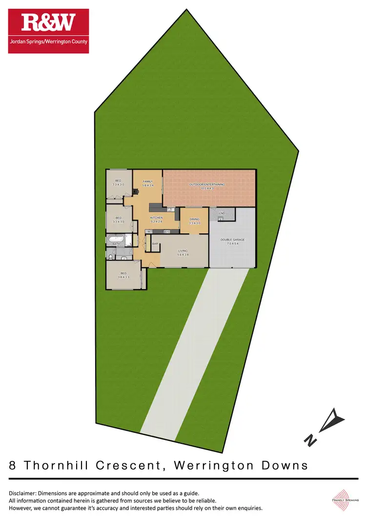 Floorplan of Homely house listing, 8 Thornhill Crescent, Werrington Downs NSW 2747
