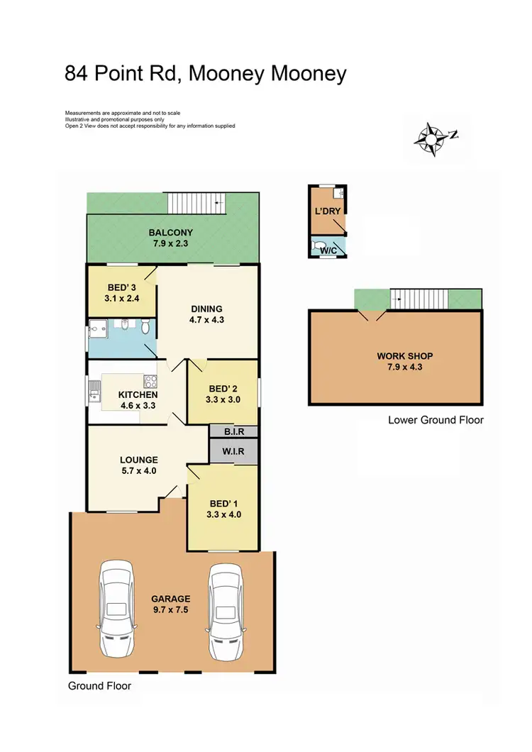 Floorplan of Homely house listing, 84 Point Road, Mooney Mooney NSW 2083
