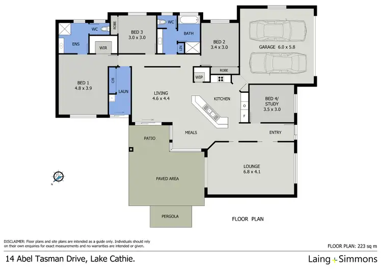Floorplan of Homely house listing, 14 Abel Tasman Drive, Lake Cathie NSW 2445