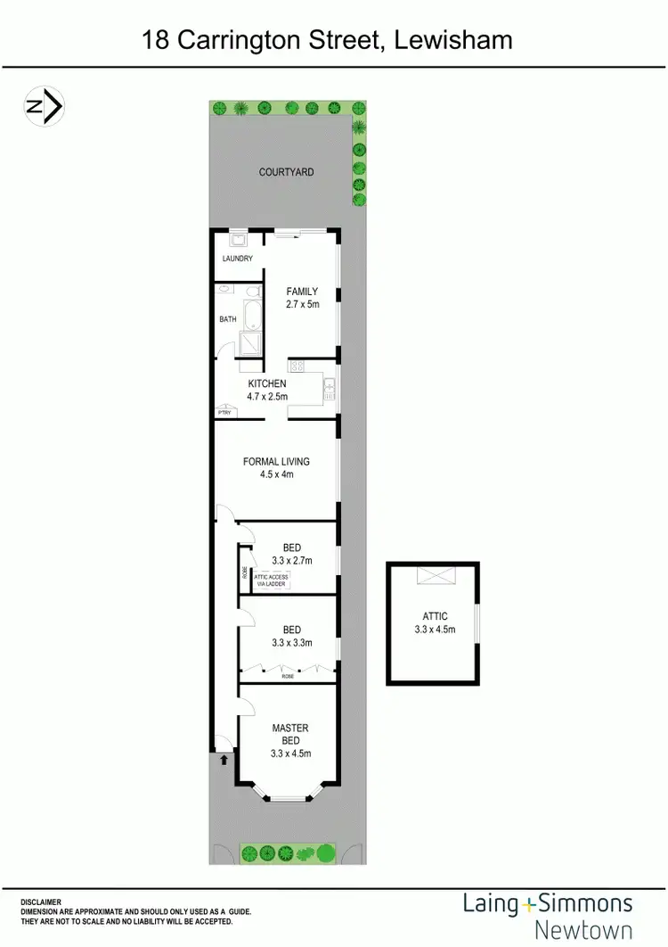 Floorplan of Homely house listing, 18 Carrington Street, Lewisham NSW 2049