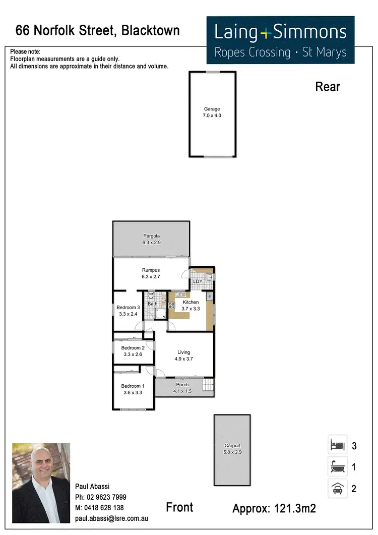 Floorplan of Homely house listing, 66 Norfolk Street, Blacktown NSW 2148