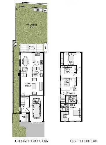 Floorplan of Homely semi-detached listing, 7/21 Alamar Crescent, Quakers Hill NSW 2763