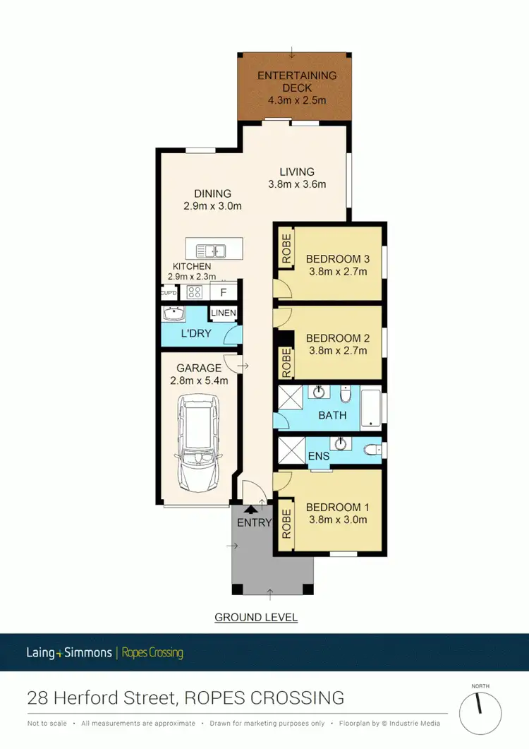 Floorplan of Homely house listing, 28 Herford Street, Ropes Crossing NSW 2760