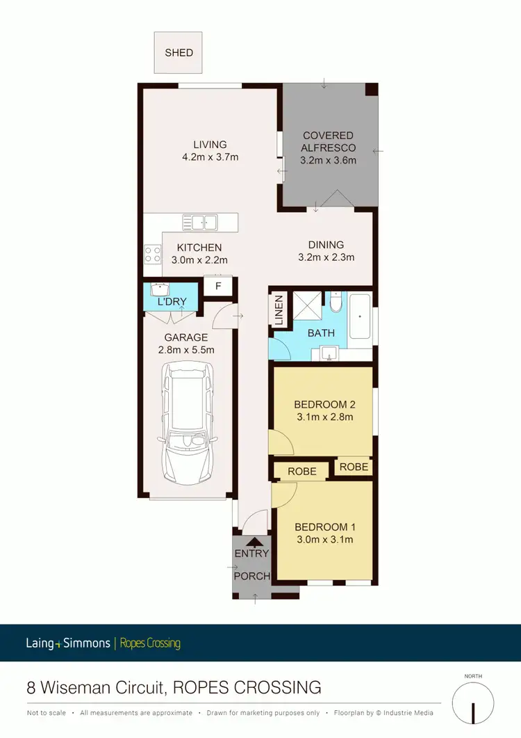 Floorplan of Homely house listing, 8 Wiseman Circuit, Ropes Crossing NSW 2760