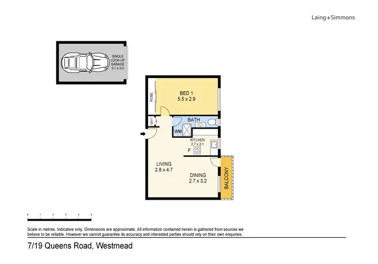 Floorplan of Homely unit listing, 7/19 Queens Road, Westmead NSW 2145