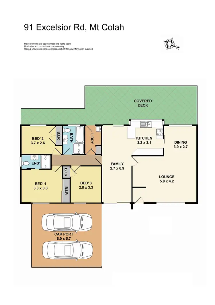 Floorplan of Homely house listing, 91 Excelsior Road, Mount Colah NSW 2079
