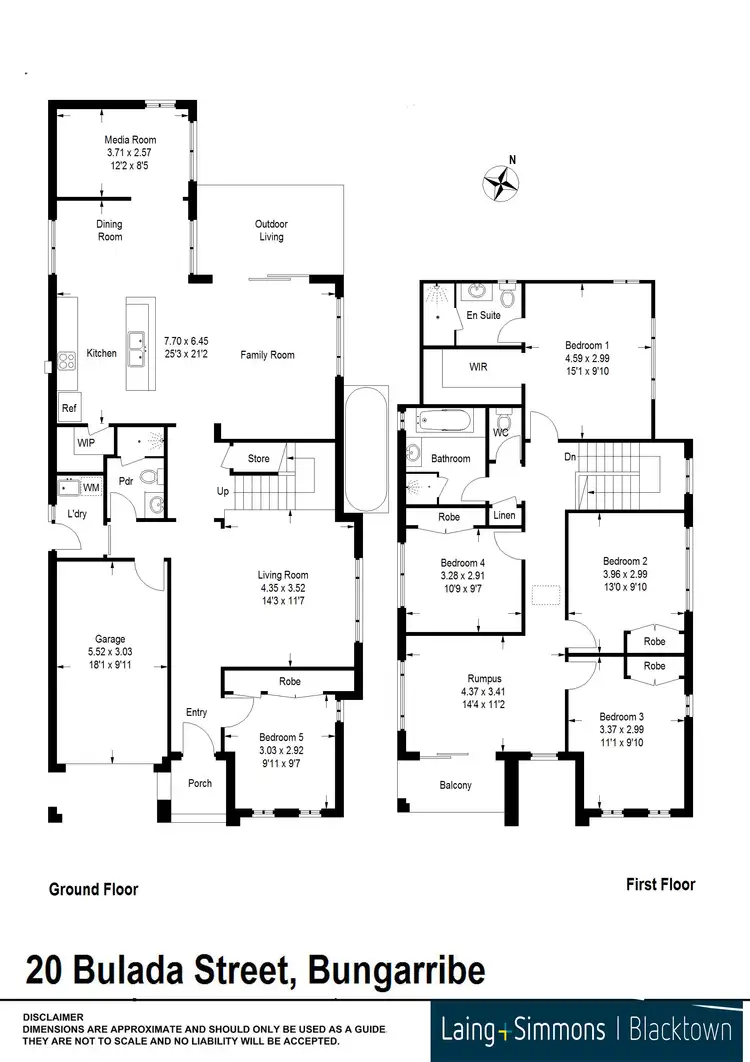 Floorplan of Homely house listing, 20 Bulada Street, Bungarribee NSW 2767