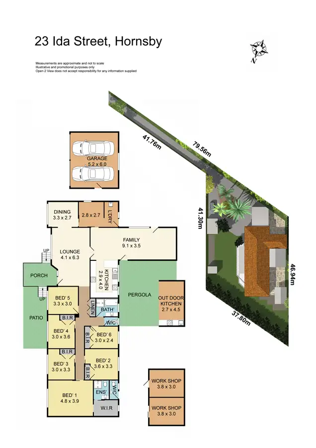 Floorplan of Homely house listing, 23 Ida Street, Hornsby NSW 2077