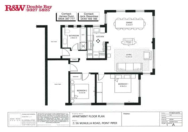 Floorplan of Homely apartment listing, 2/36 Wunulla Road, Point Piper NSW 2027