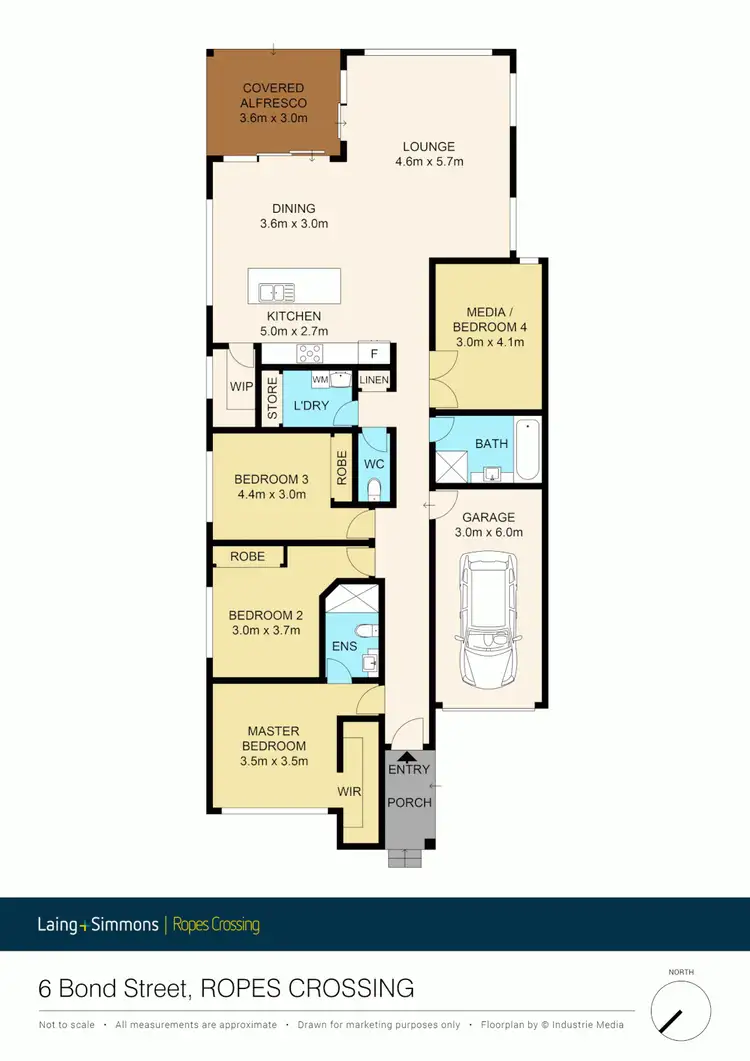 Floorplan of Homely house listing, 6 Bond Street, Ropes Crossing NSW 2760