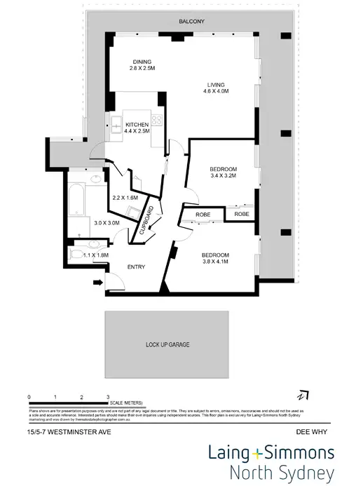 Floorplan of Homely apartment listing, 15/5-7 Westminster Avenue, Dee Why NSW 2099